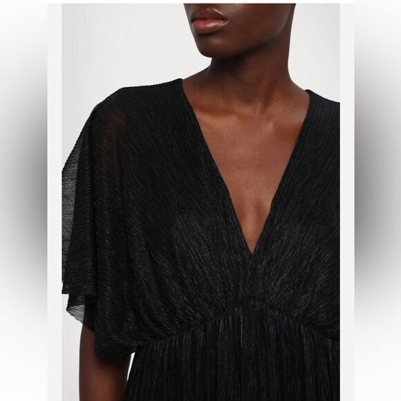 $265 The Kooples V-Neck Woven Maxi Dress NWOT Size XS - Picture 4 of 15